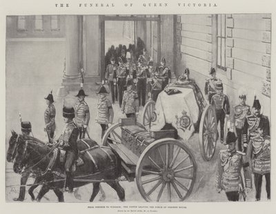 De begrafenis van koningin Victoria door Amedee Forestier